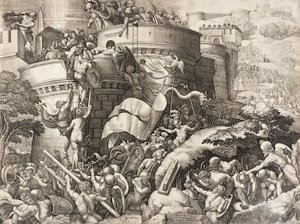 La Captura de Cartago, 1539 de Georg Pencz